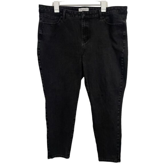 Lane Bryant Plus Size Black High Waisted Skinny Jeans - Picture 1 of 5